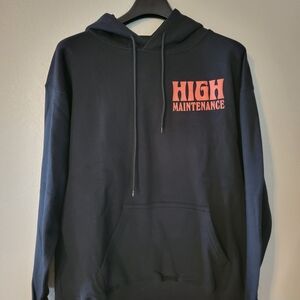 High Maintenance Black Hoodie